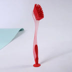 Pot Cleaning Brush Suction Cup Sink Scrubber