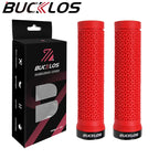 MTB Handlebar Grips Lock-On Anti-Slip Soft Rubber Shock Absorb