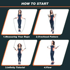 Adjustable Flow Exercise Jump Rope Double Braid Fitness Rope