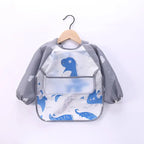Baby Waterproof Long Sleeve Bib Smock Apron for Toddlers