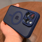 Lens Protection MagSafe Case for iPhone 11 12 13 14 15 16 Pro Max