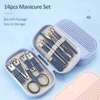 14PCS Manicure Pedicure Kit Nail Care Set