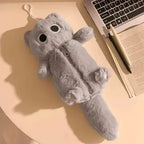 Plush Big-Eyed Cat Storage Bag Stationery Case