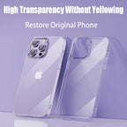 Clear TPU Silicone Case for iPhone 16 15 14 13 12 11 Pro Max Cover