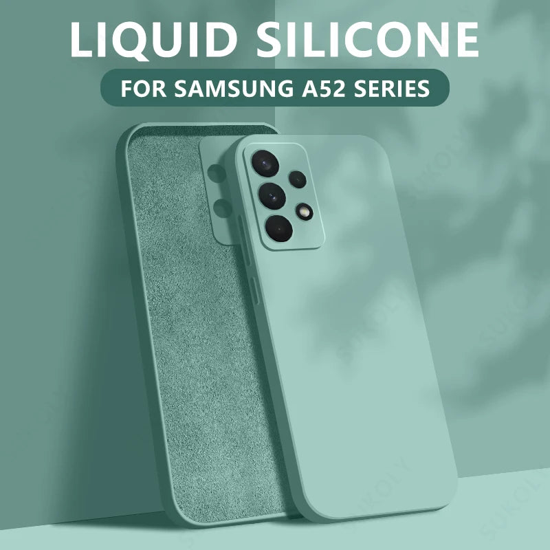 Liquid Silicone Soft Case for Samsung Galaxy S22 S23 S24 S25 S26 5G