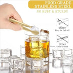 Small Gold Serving Tongs – Stainless Steel Mini Buffet & Appetizer Tongs