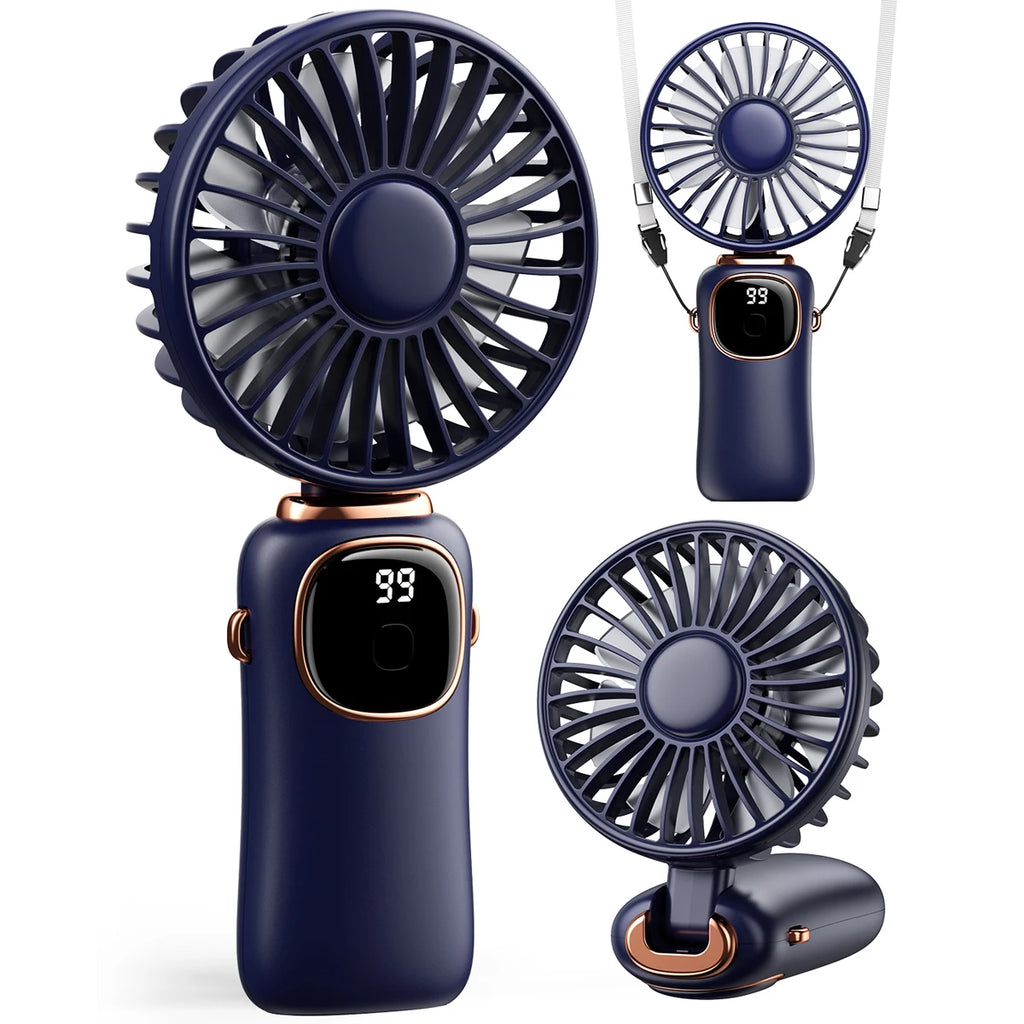 Coldsky 4000mAh Mini Fan UK 5-Speed 3-in-1 Portable Fan