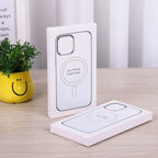 Crystal Clear Magnetic Case for iPhone 11 12 13 14 15 16 Pro Max