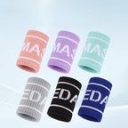 Colorful Elastic Sport Wristband Sweatband for Basketball Tennis Gym