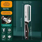 Stainless Steel Peeler with Wooden Handle Fruit & Vegetable Peeling Tool