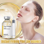 skin firming results showing lifted contours and reduced fine lines using collagen peptide serum
