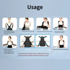 Orthopedic Posture Corrector Brace Adjustable Upper Back Support