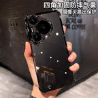 Luxury Clear Electroplated Case for Huawei Pura 80 Pro Plus & 80 Ultra