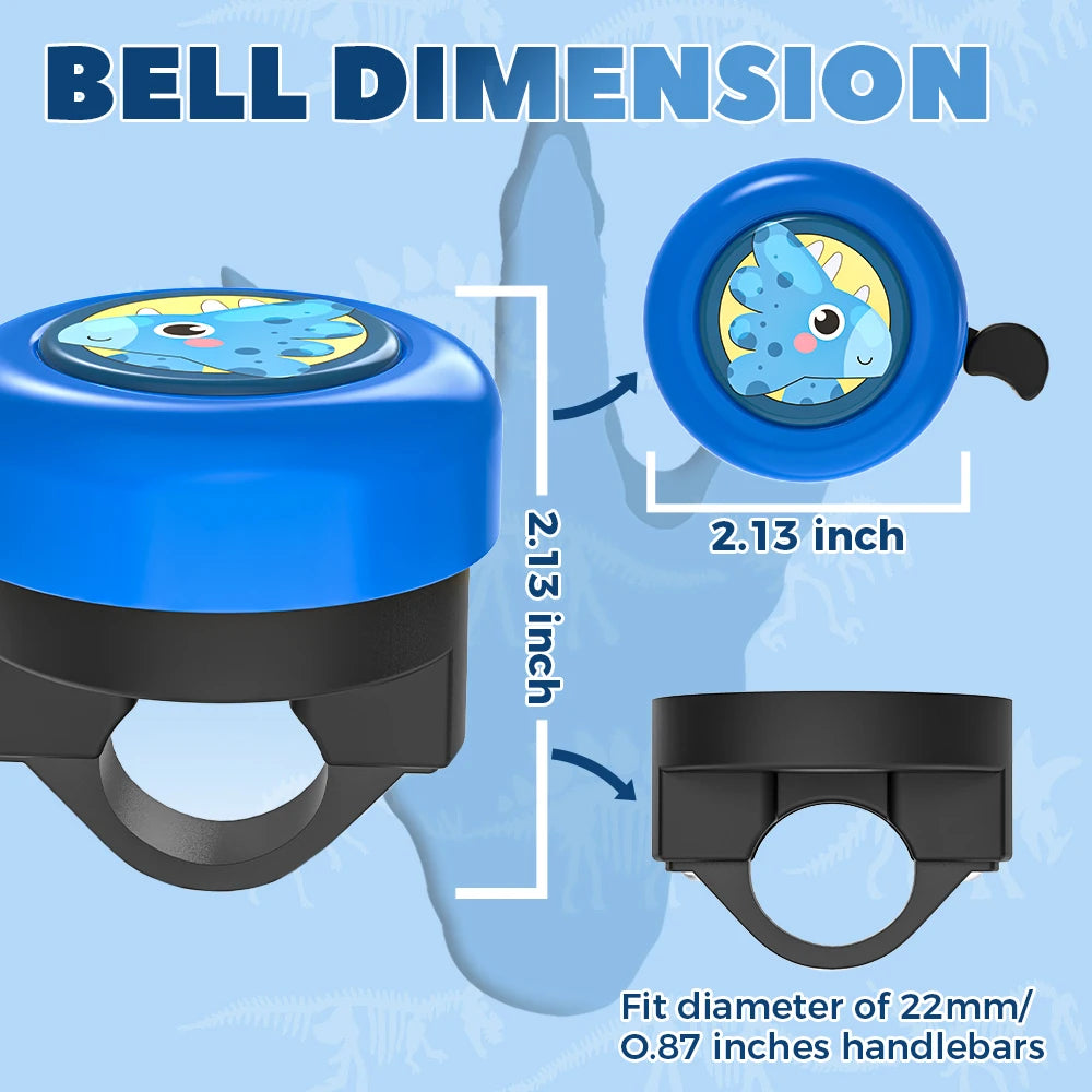 Kids Bicycle Bell Cute Mini Cycling Ring Alarm for Scooter & Tricycle