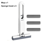 Mini Squeeze Mop Mini Mop Desk Kitchen Car Clean Tools Mops with Self-squeezing Folding Home Cleaning Floor Washing Mops