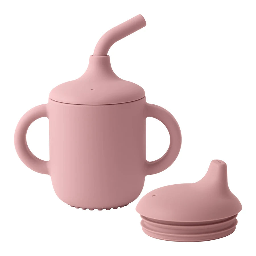 Baby Silicone Straw Cup Snack Container BPA Free