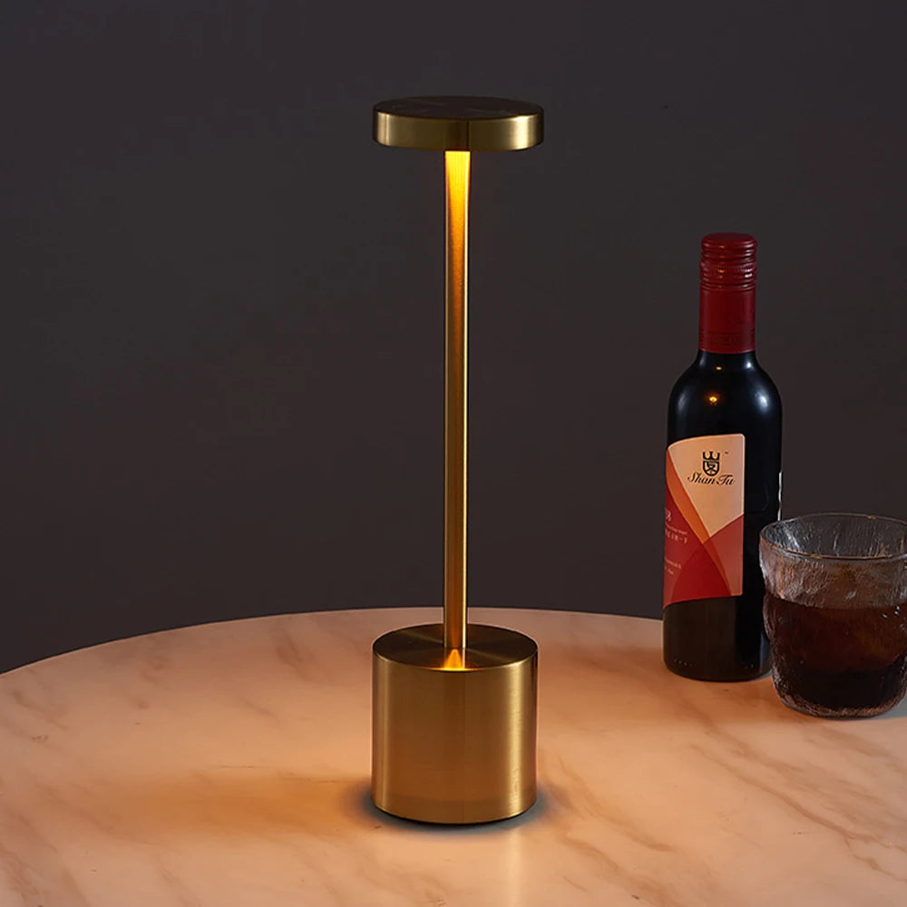 Rechargeable LED Table Lamp for Bedroom & Restaurant Décor