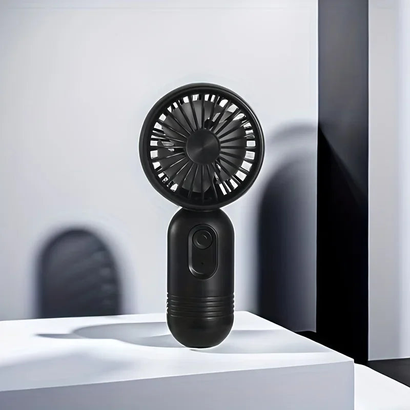 USB Rechargeable Mini Handheld Fan 3-Speed Portable Fan