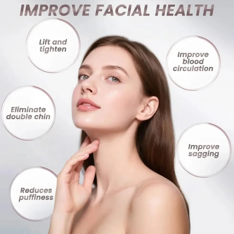 Facial Lymphatic Drainage Massage Brush Face Contour Sculpting