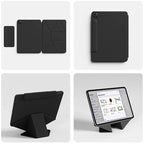 Magnetic Smart Folio Case for iPad Air Pro 13 Mini A17 Pro Cover
