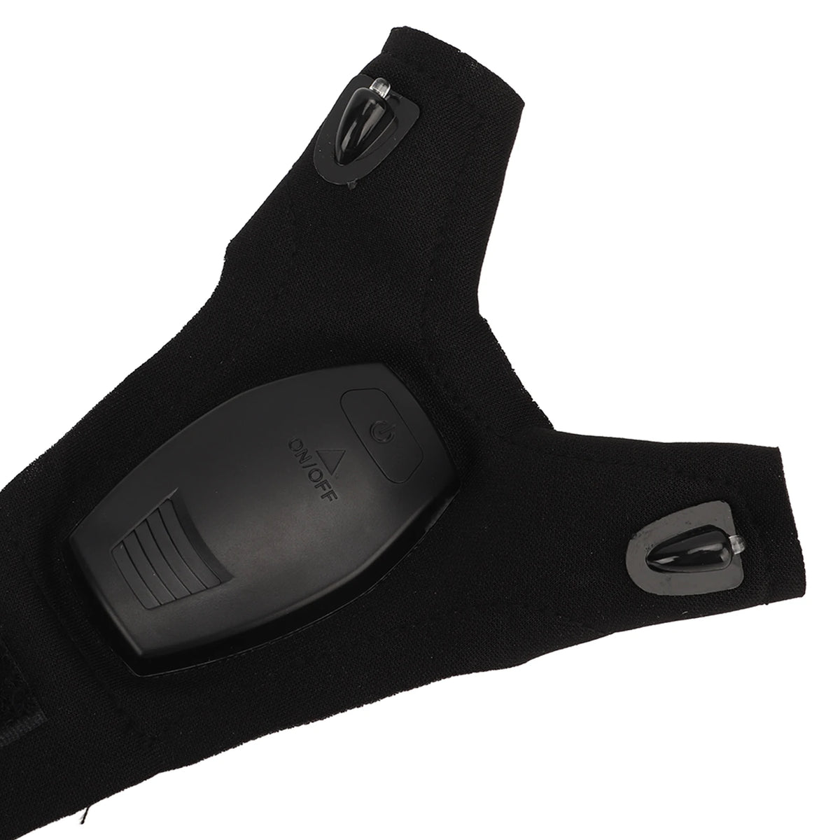 LED Gloves Rechargeable Fingerless Flashlight for Fishing Cycling