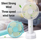 Mini Portable USB Fan UK Rechargeable Handheld Desk Cooler