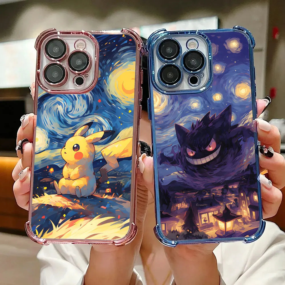 Cartoon Monster Case for Xiaomi 14 15 15T 17T Pro Poco F5 F7 F8 X7