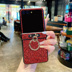 Luxury Glitter Ring Holder Case for Motorola Razr 70 60 50 Ultra