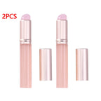 Silicone Nail Art Brush Mirror Powder Applicator Manicure Tool
