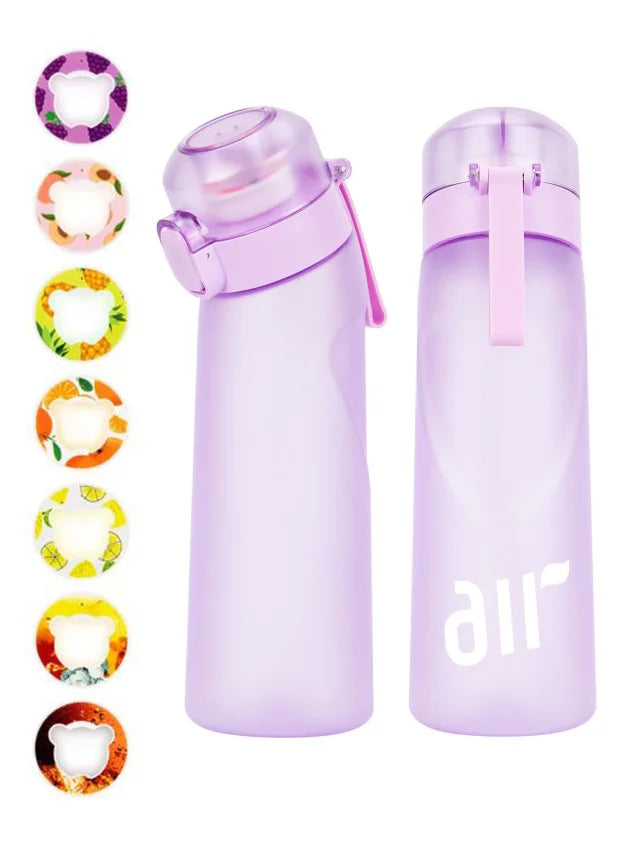 Air Water Bottle with Flavor Pods Leakproof Sports Cup
