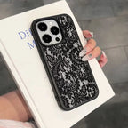 Black Lace Personalized Phone Case for iPhone 17 16 15 14 13 Pro Max