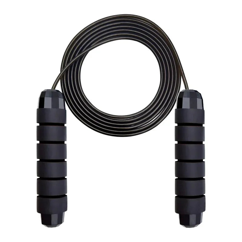 Ball Bearing Speed Jump Rope Foam Handle Tangle-Free Fitness