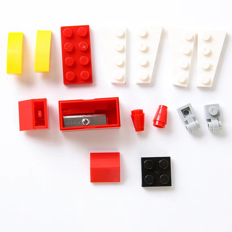 Building Blocks Pencil Sharpener Fun Kids Stationery