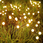 8 LED Solar Firefly Garden Lights for Outdoor Pathway Decor