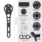 14g Carbon Fiber Bike Computer Mount GPS Speedometer GoPro Holder