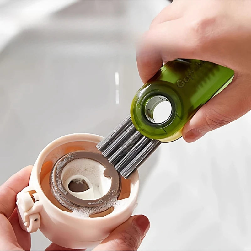 3-in-1 Cup Cleaning Brush Bottle & Gap Cleaner