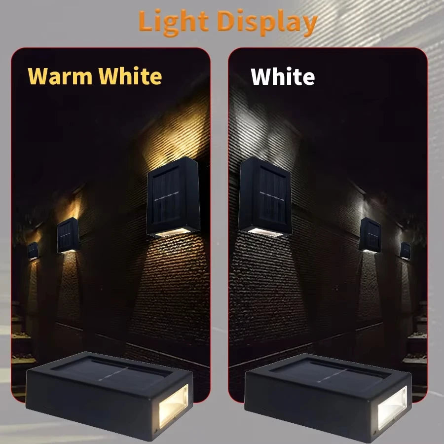 Waterproof Solar LED Outdoor Wall Light for Garden & Street Decor