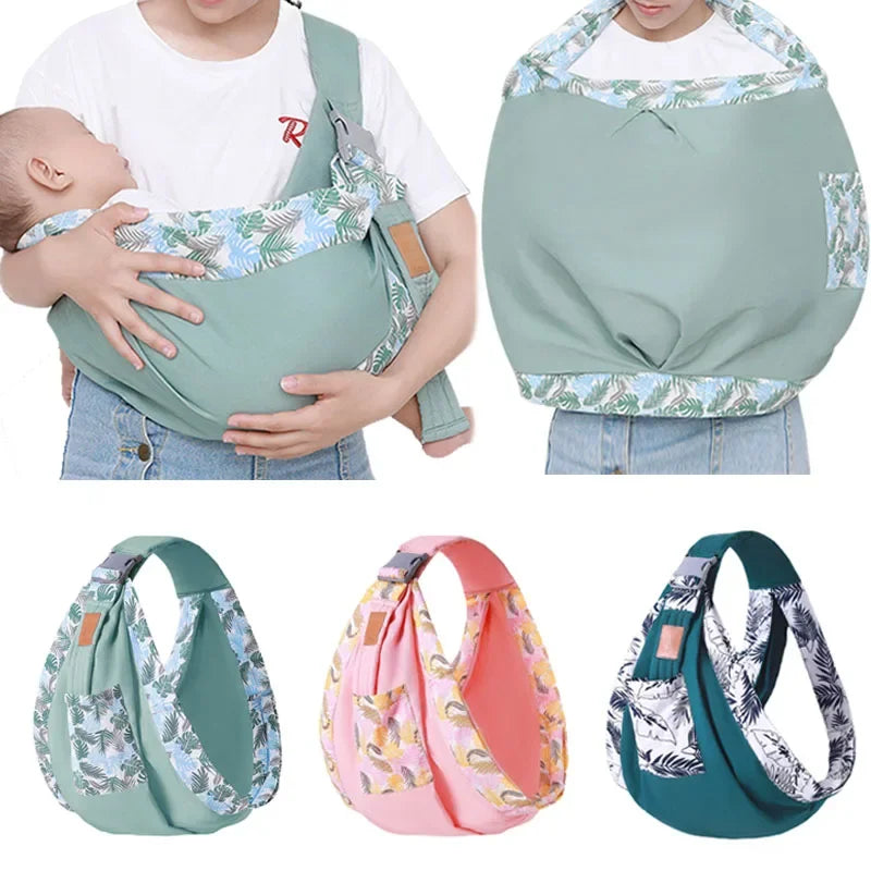 Baby Wrap Carrier Sling Newborn Nursing Cover Mesh Carrier (0–36M)