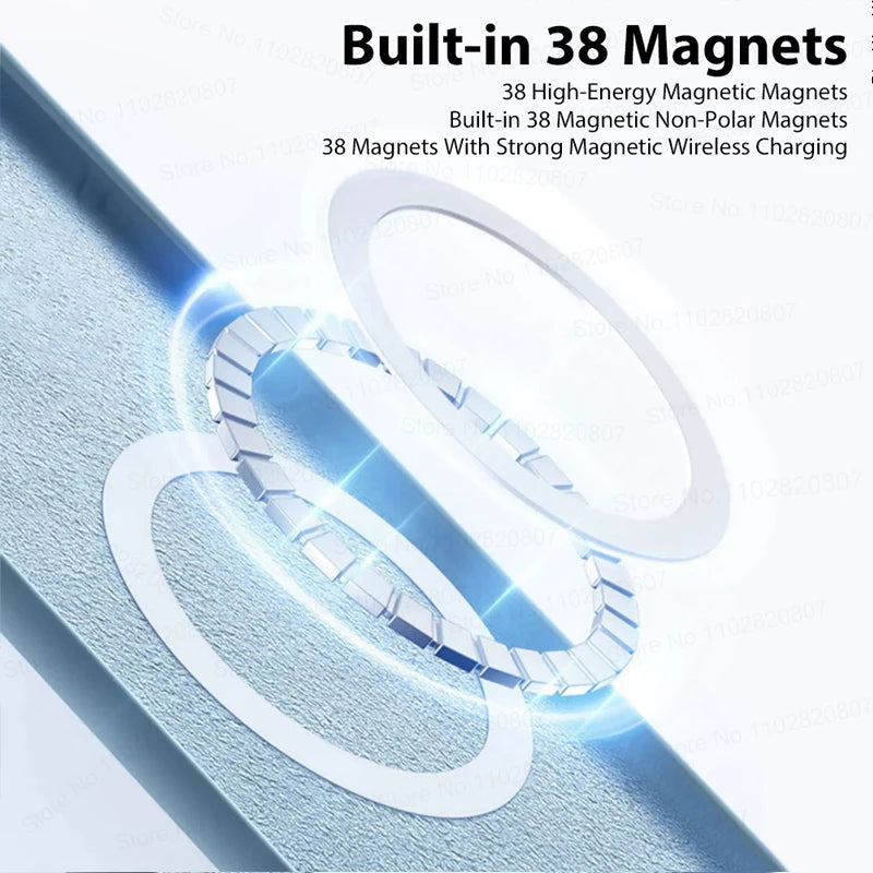 MagSafe Magnetic Silicone Case for iPhone 11 12 13 14 15 Pro Max