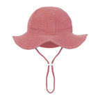 Floral Baby Bucket Hat UK Adjustable Infant Sun Cap