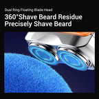 Mini Electric Shaver Cordless Dual Blade USB Recharge Beard Trimmer Tool