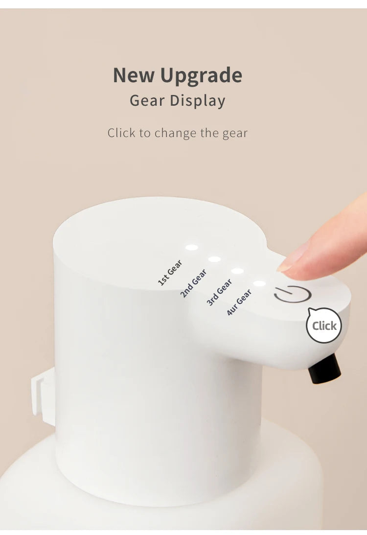 Wall Mounted Automatic Soap Dispenser 500ML Rechargeable Sensor Foam Dispenser