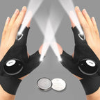 LED Flashlight Gloves | Waterproof Fingerless Gloves