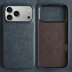 Premium Leather Business Case for iPhone 17 Air 16 15 14 13 12 Pro Max