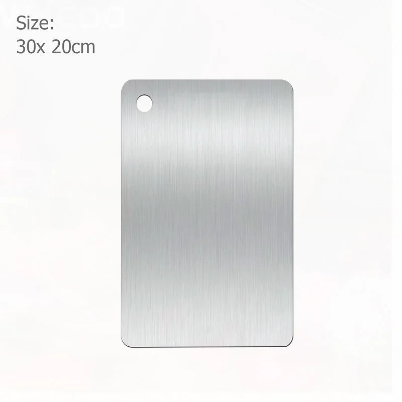 WXCOO Stainless Steel Cutting Board Double-Sided
