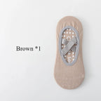 Women Yoga Socks Silicone Anti Slip Grip Pilates Ballet Breathable