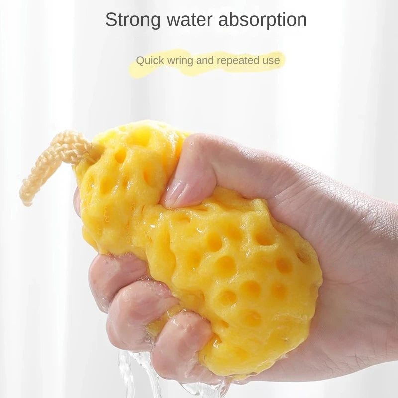 Cheese Bath Ball Super Soft Honeycomb Baby Bath Sponge