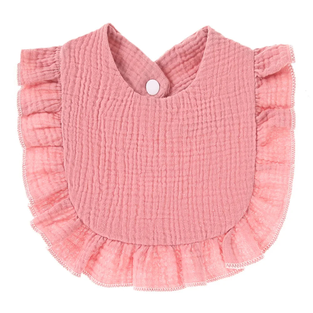 INS Style Baby Cotton Bibs Waterproof Drool Scarf Feeding Bib