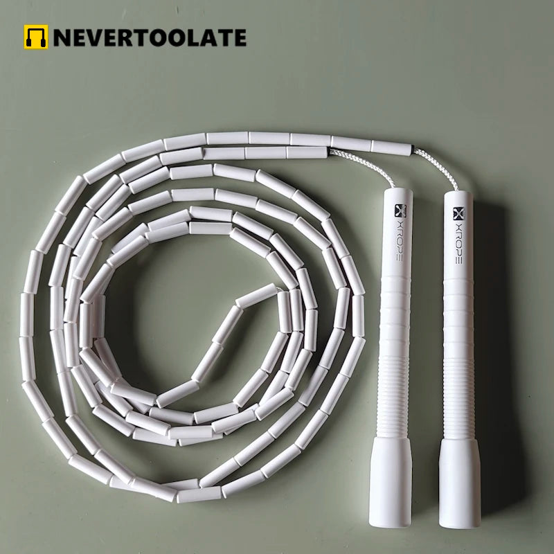 NEVERTOOLATE X Rope 7mm Beaded Jump Rope 2.9m Professional Training