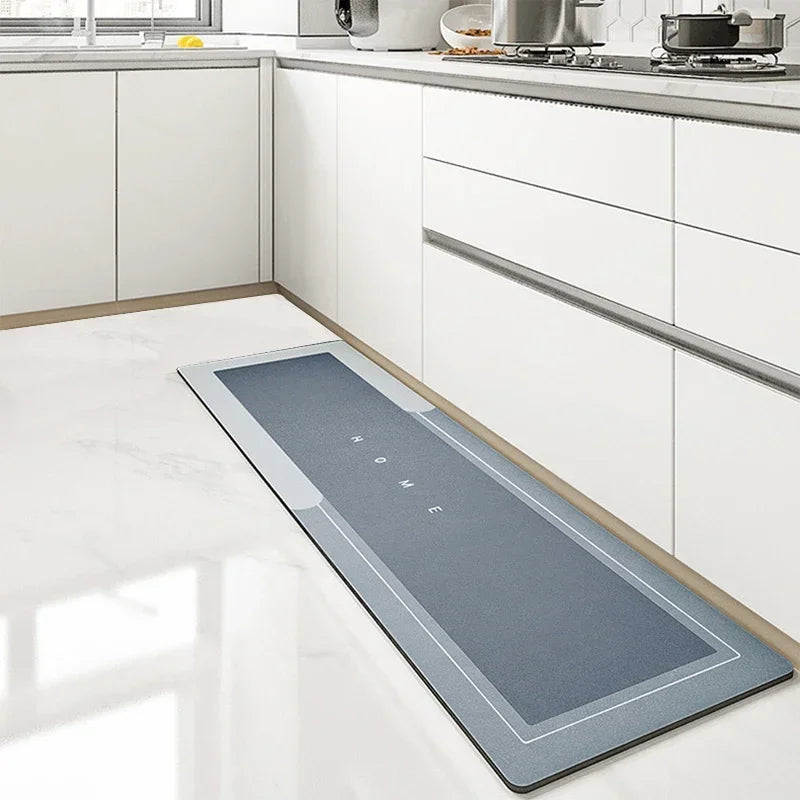 Diatomite Kitchen Rug Super Absorbent Non-Slip Long Floor Mat
